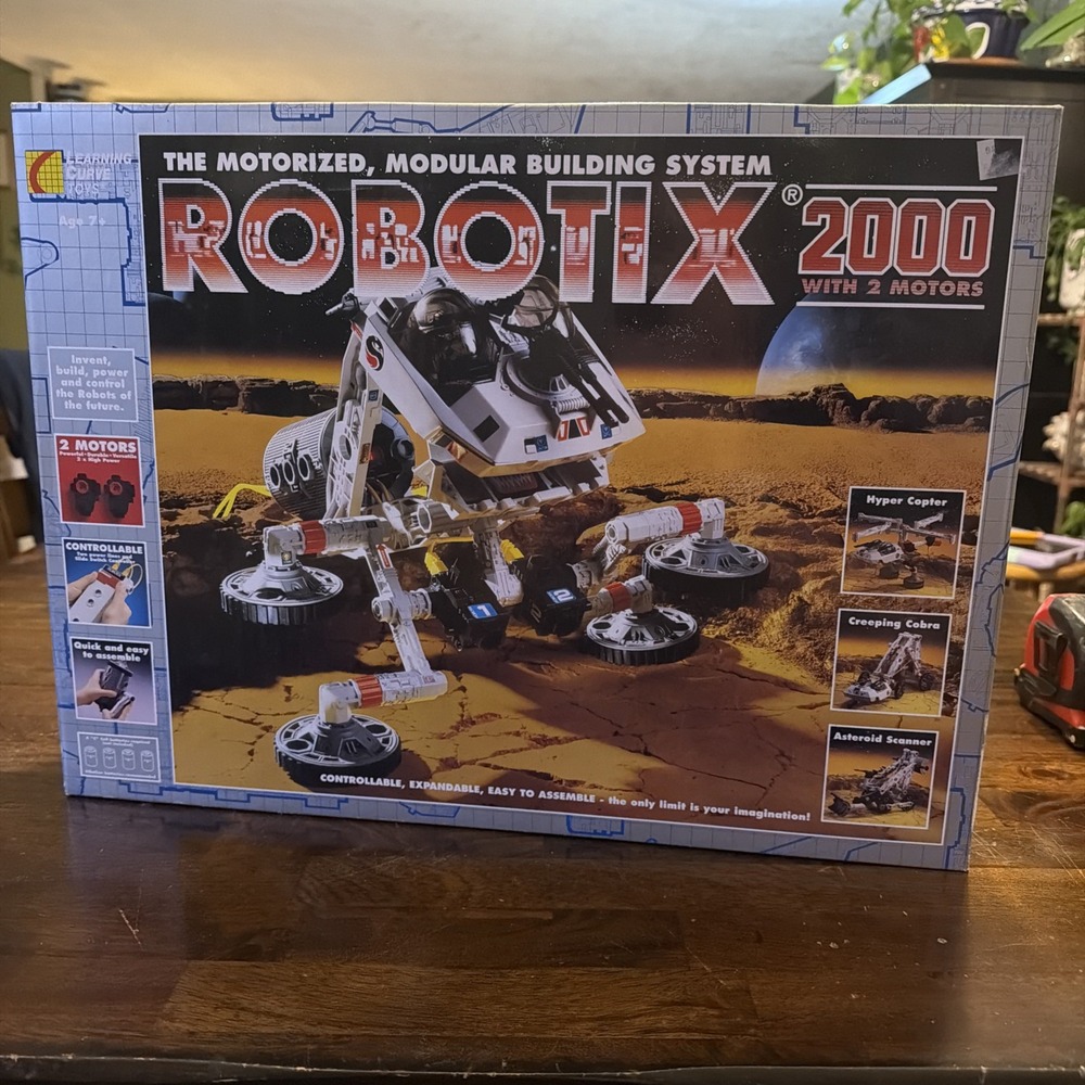 ROBOTIX Series 2000 #98200 Motorized Building System 1994 NEW SEALED Vintage